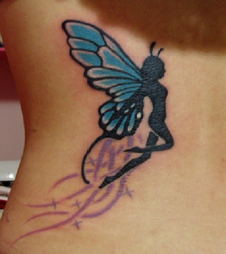 Hada-con-Alas-de-Mariposa-Tattoo